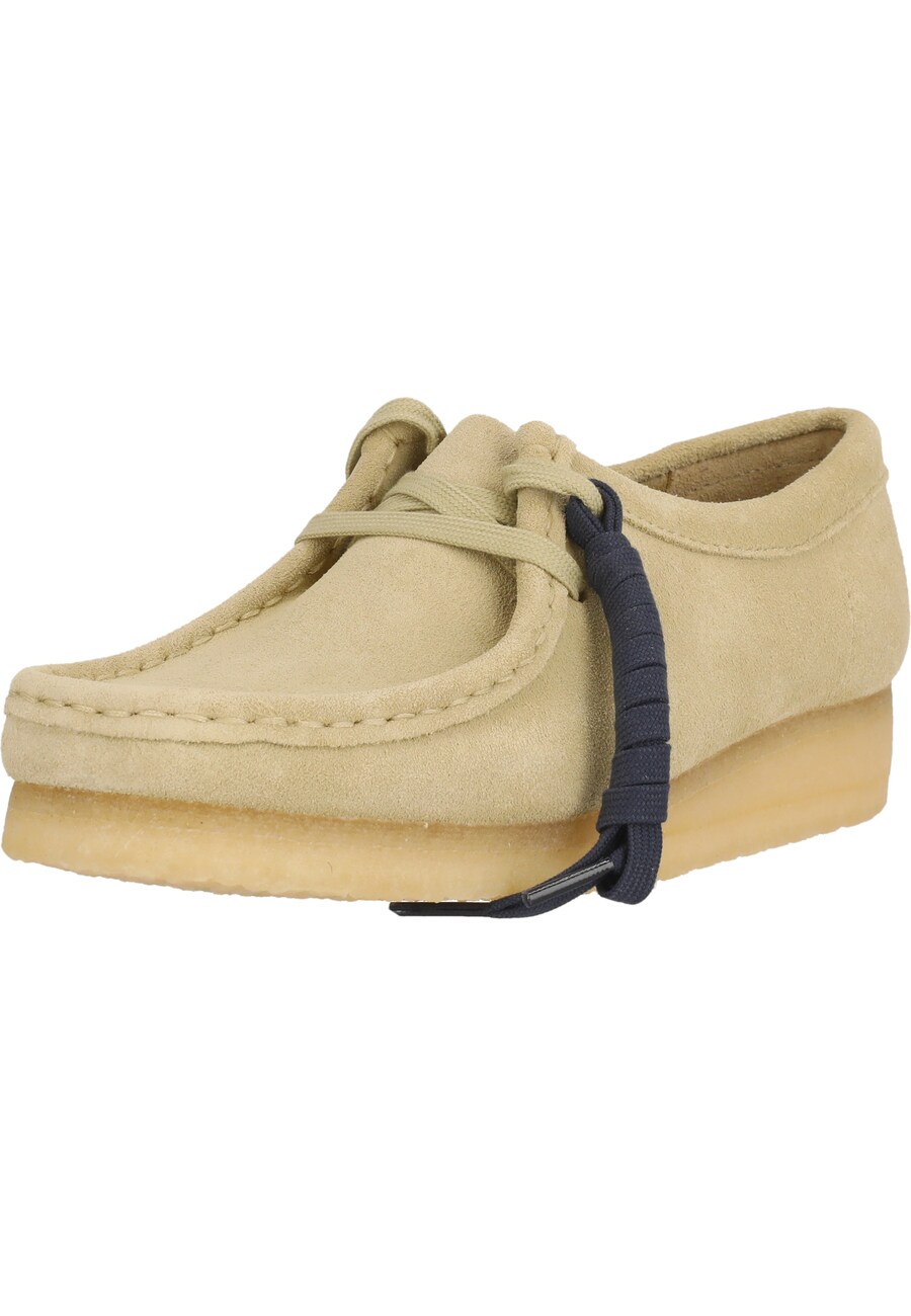 Туфли на шнуровке CLARKS Wallabee Maple Suede, Sand