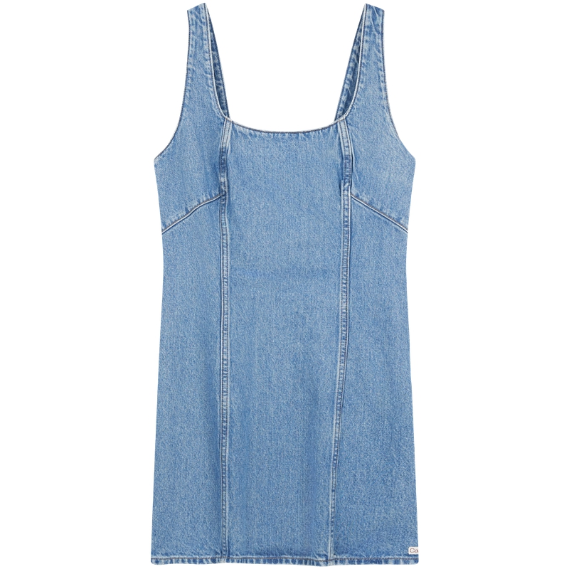 Женское платье без рукавов Calvin Klein, 0qz-denim светлый синий — фото 4