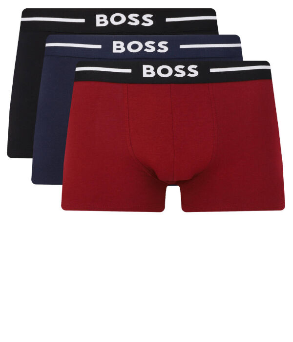

Боксеры мужские Boss с логотипом 3 шт, мультиколор