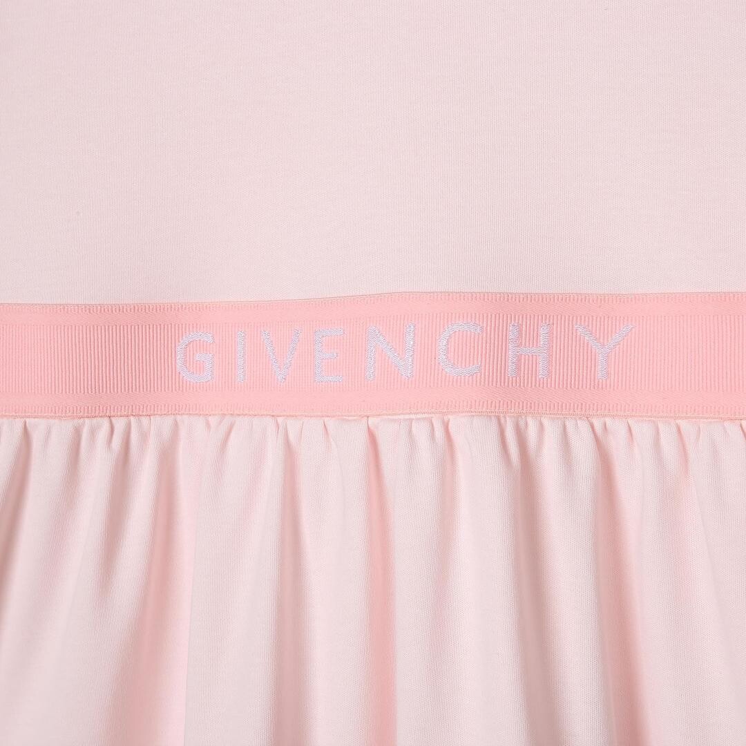 

Розовое хлопковое платье-футболка Givenchy, розовый