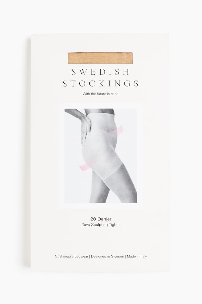 

Колготки тува скульптурные 20 ден Swedish Stockings, бежевый
