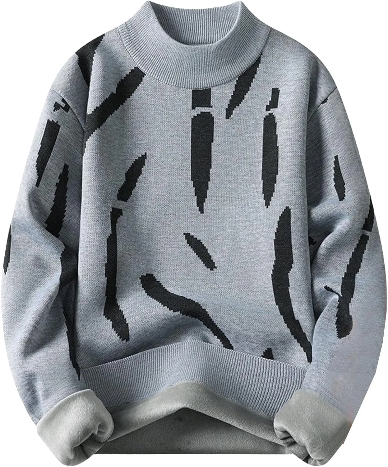 Толстовка-водолазка мужская Cable Knit с подкладкой Fleece