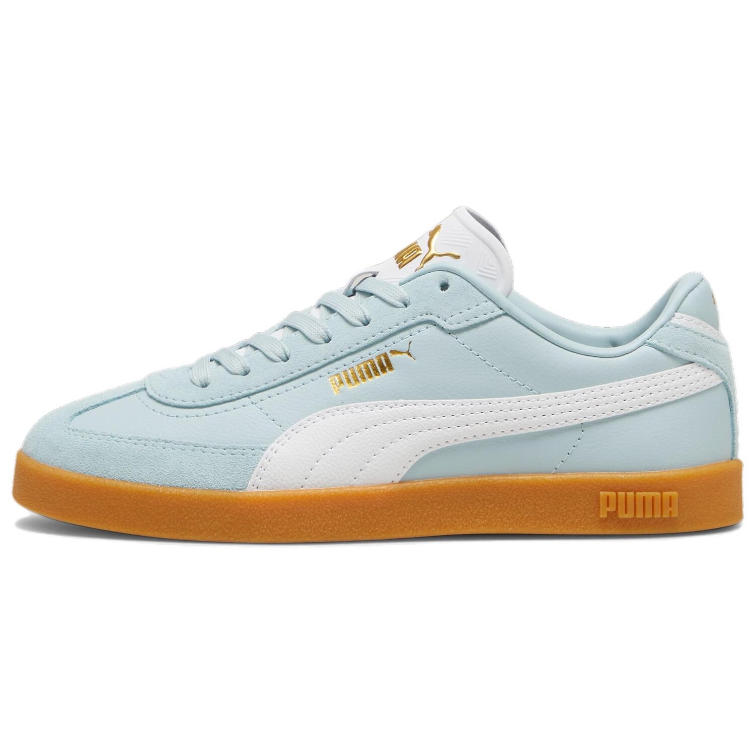 

Кроссовки Puma Club Skateboarding Shoes Unisex Low-top Blue/white/gold, синий