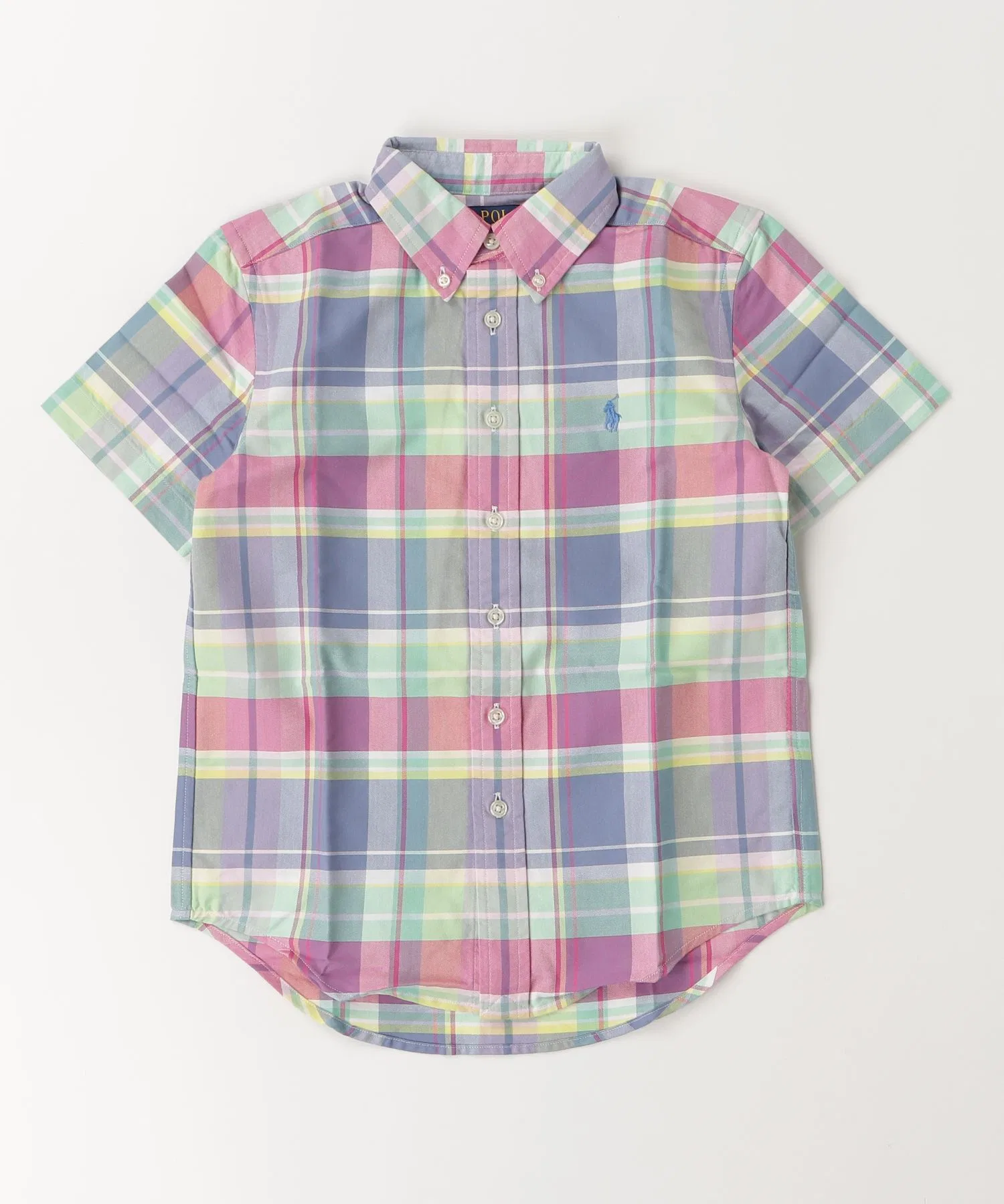 Детская рубашка POLO RALPH LAUREN CHILDRENSWEAR в клетку — фото 3