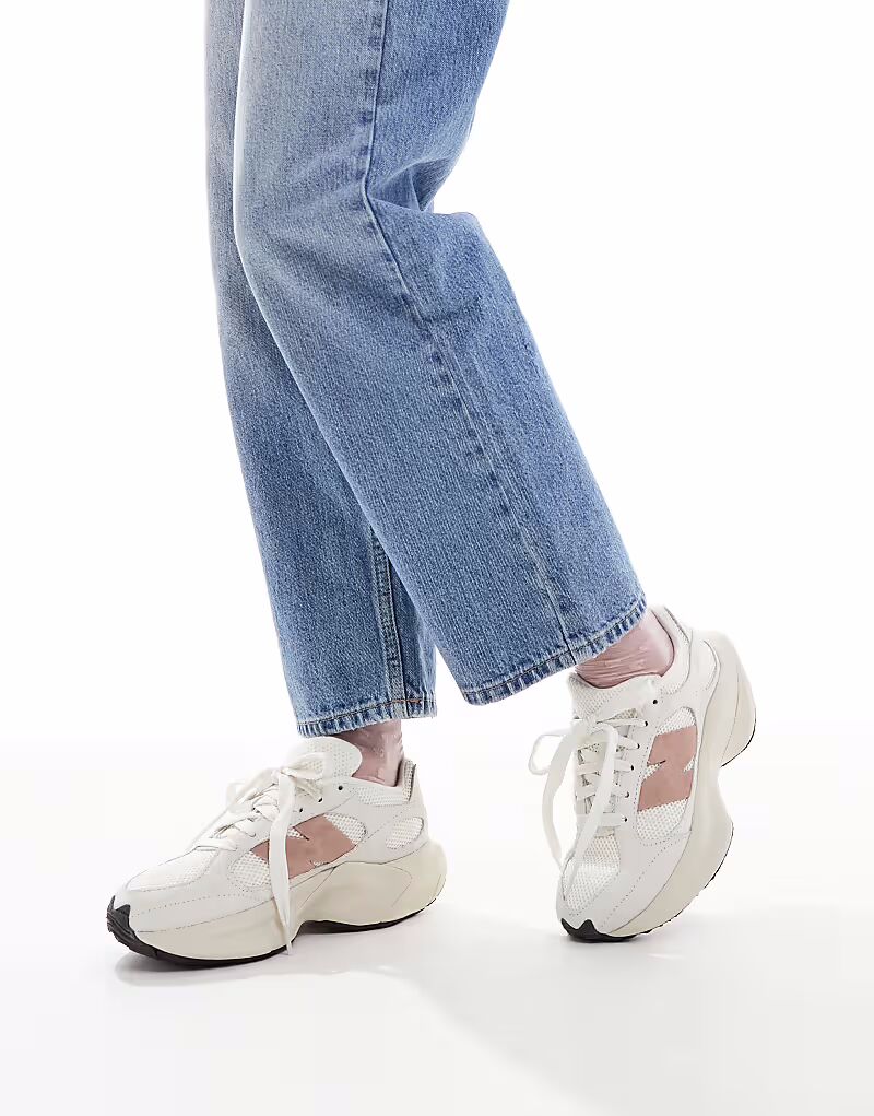 New Balance - WRPD - Кроссовки в бежево-белом и каштаново-коричневом цветах — фото 3