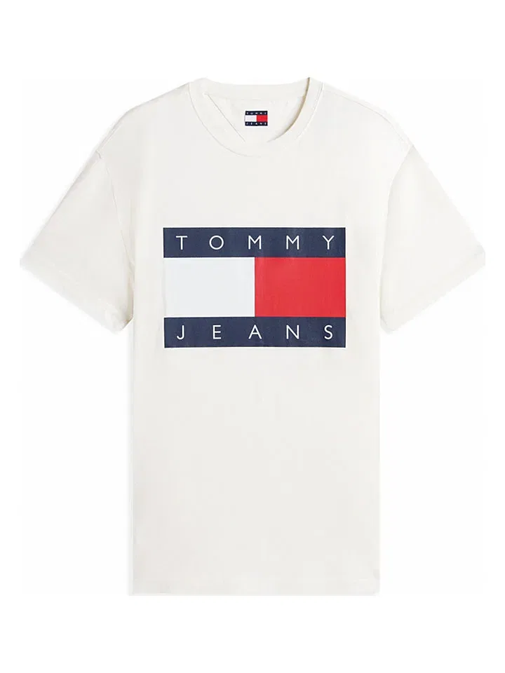 Футболка с логотипом Tommy Hilfiger, белый — фото 3