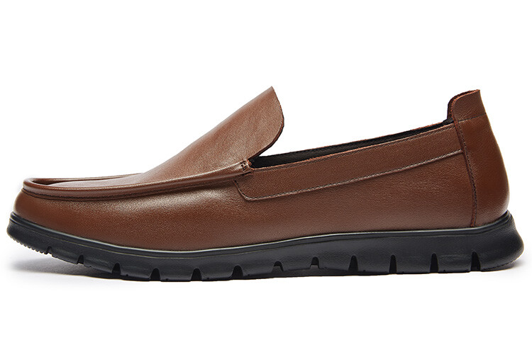

Туфли Men"s Casual Men Low-Top Brown Kangnai