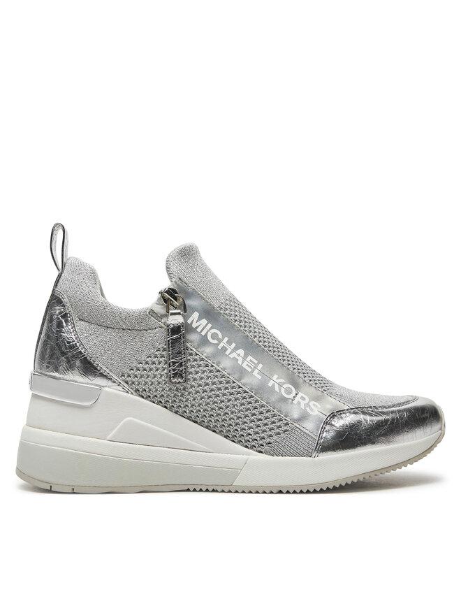 Кроссовки Willis Wedge Trainer 43R5WIFS3D Michael Michael Kors, серебряный