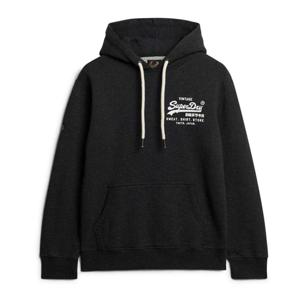 

Худи Superdry Classic Vl Graphic, черный