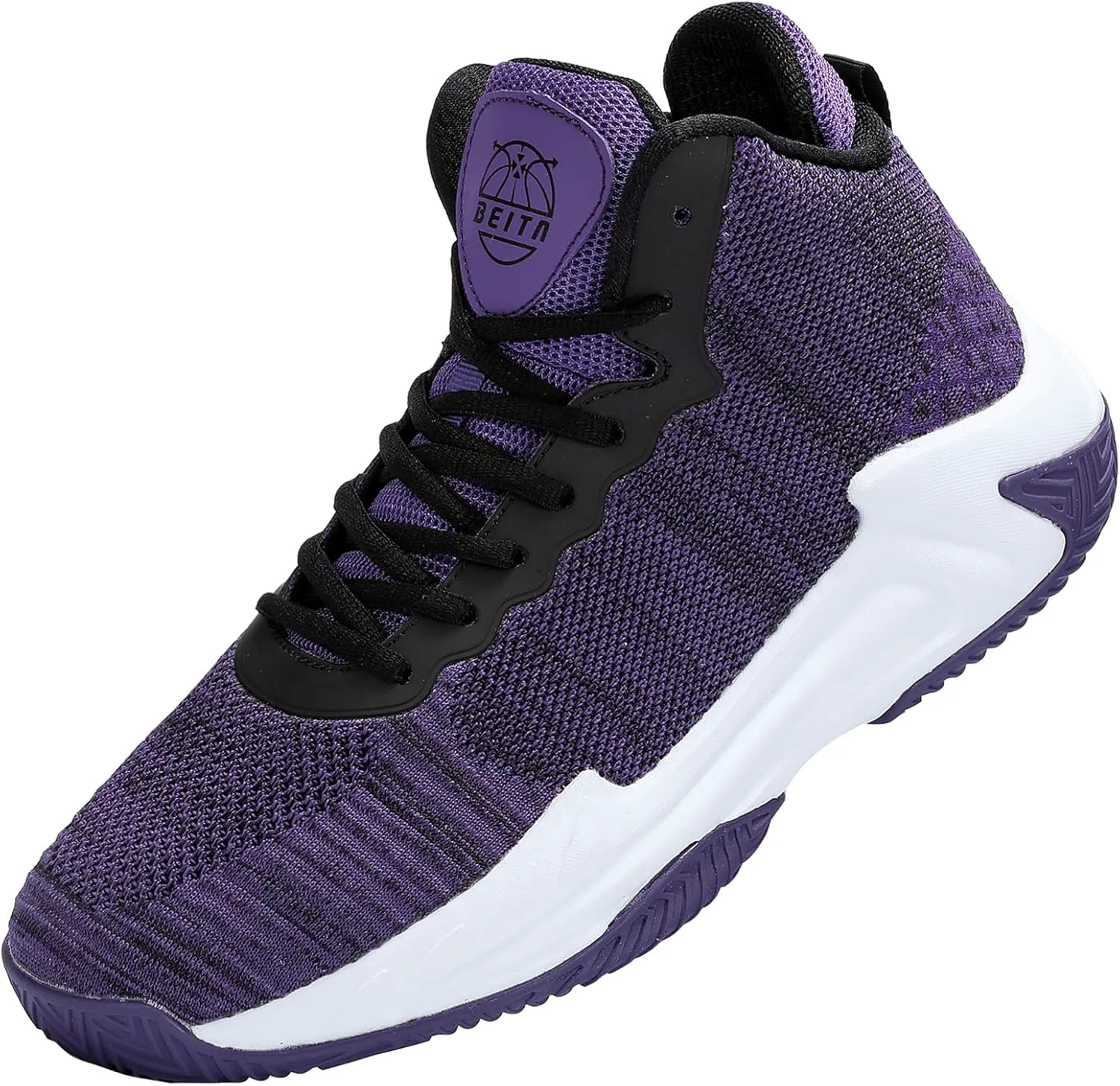 

Мужские кроссовки для баскетбола Beita High Upper, дышащие спортивные обувь с антискользящей подошвой, фиолетовый