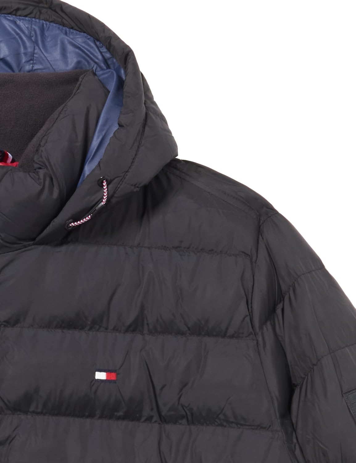 Мужская стеганая куртка с капюшоном Tommy Hilfiger (стандартная и для больших и высоких), Black — фото 2