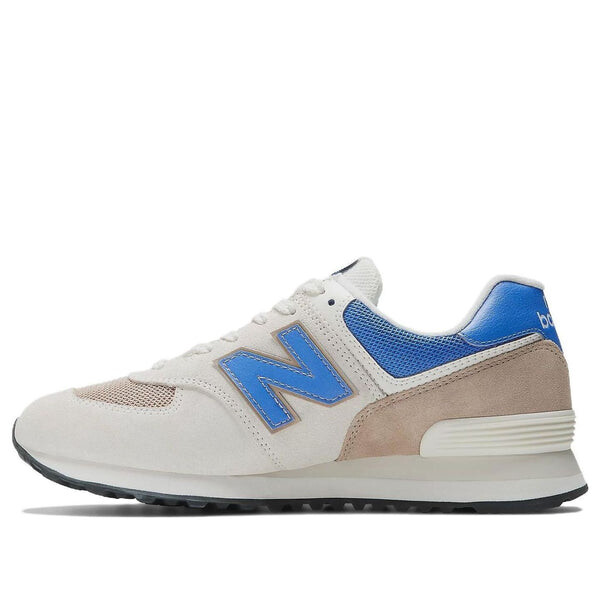 Кроссовки 574 New Balance, белый — фото 2