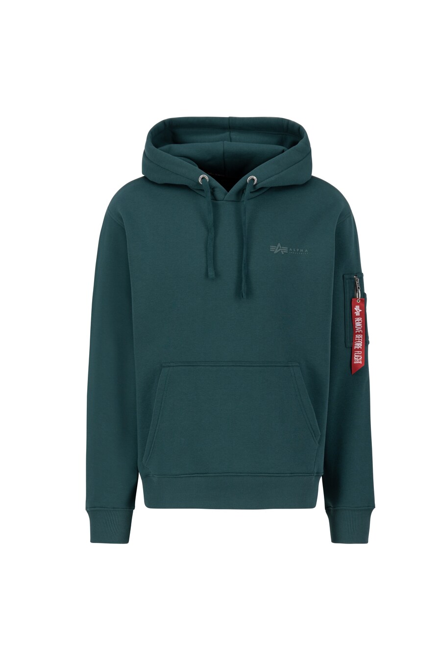 

Толстовка с капюшоном ALPHA INDUSTRIES Sweatshirt, темно-зеленый