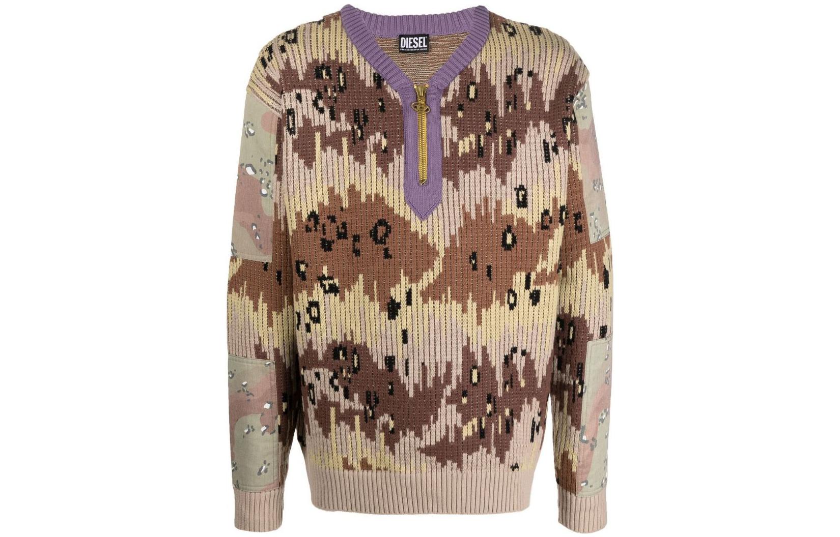 

DIESEL Свитер мужской хаки