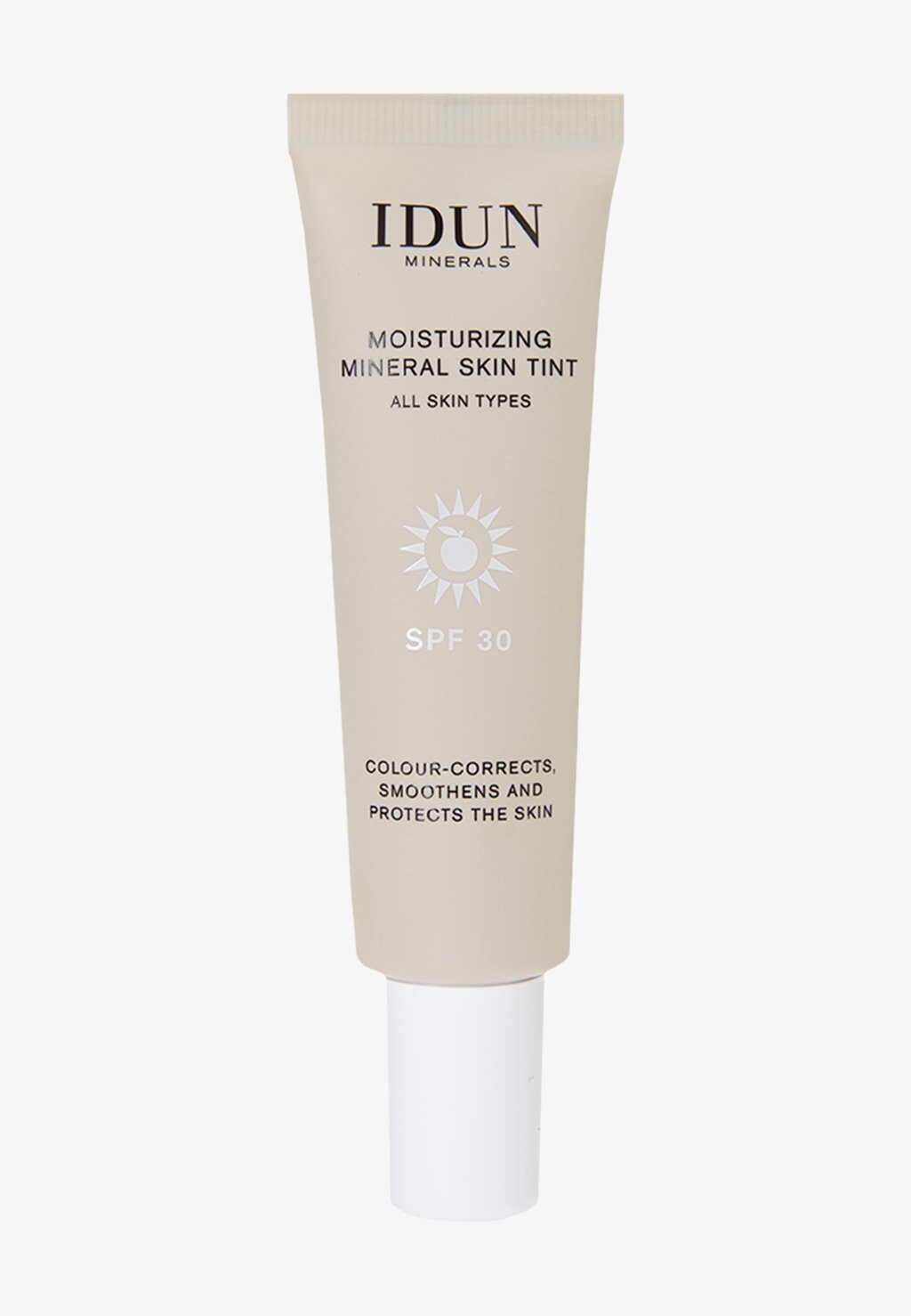 

Защита от солнца MOISTURIZING MINERAL SKIN TINT SPF 30 IDUN Minerals, цвет vasastan tan/deep