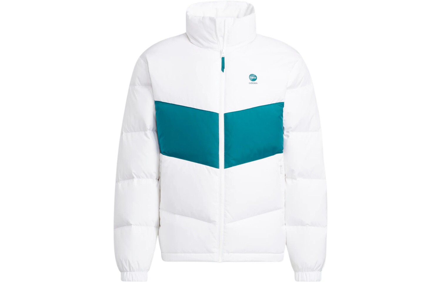 

Пуховик унисекс белый Adidas Neo