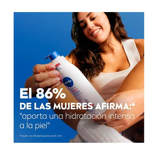 Молочко для тела для сухой и очень сухой кожи Body Milk Repara & Cuida  Nivea, 400 ml — фото 4
