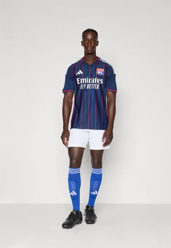 Гостевая футбольная футболка олимпик лион 25/26 Adidas Performance, Night Indigo — фото 2
