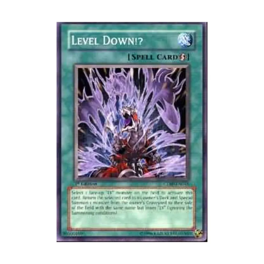 

CCG Уровень вниз! (Общий), Yu-Gi-Oh - Cyberdark Impact - Singles