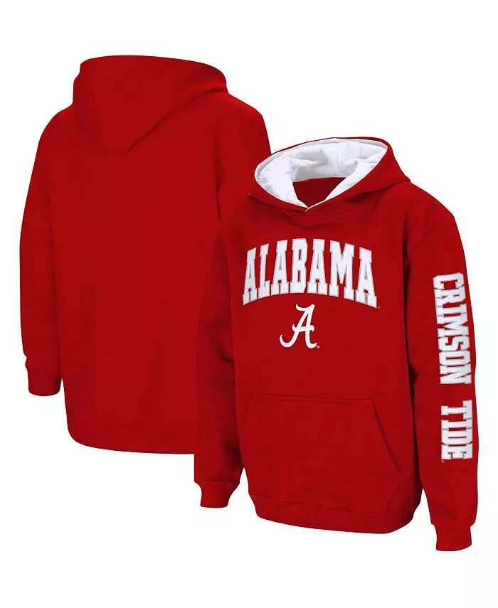 

Толстовка с капюшоном для юношей Crimson Alabama Crimson Tide 2-Hit Team Colosseum