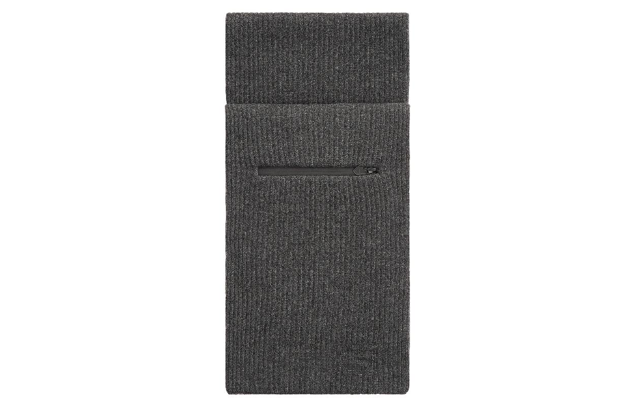 

HERMES Вязаный шарф мужской серый, Gray