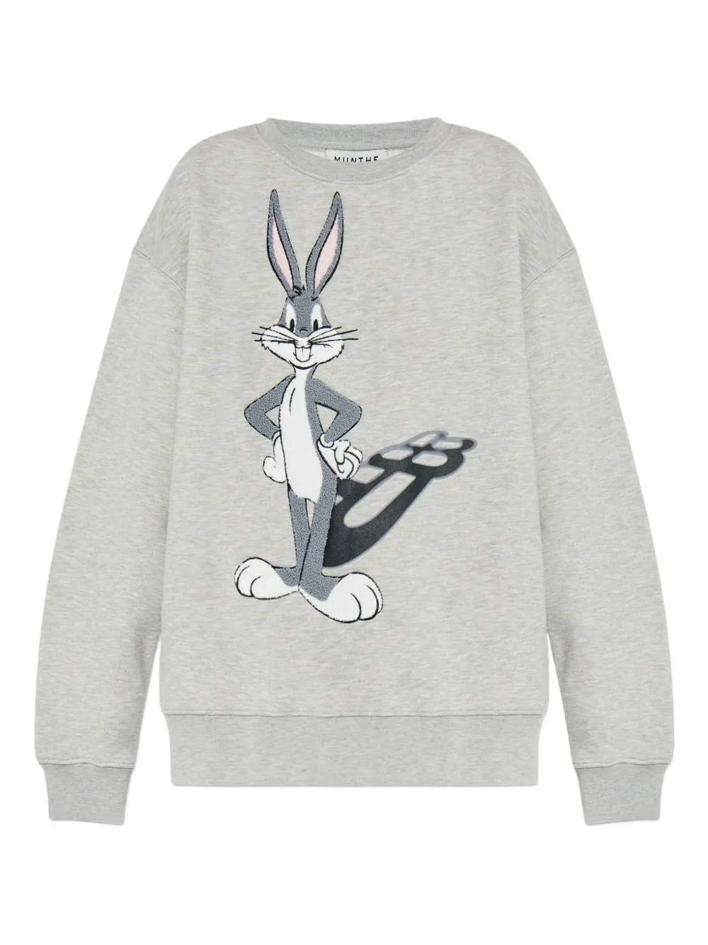 

Толстовка с изображением Багза Банни из X Looney Tunes MUNTHE, серый