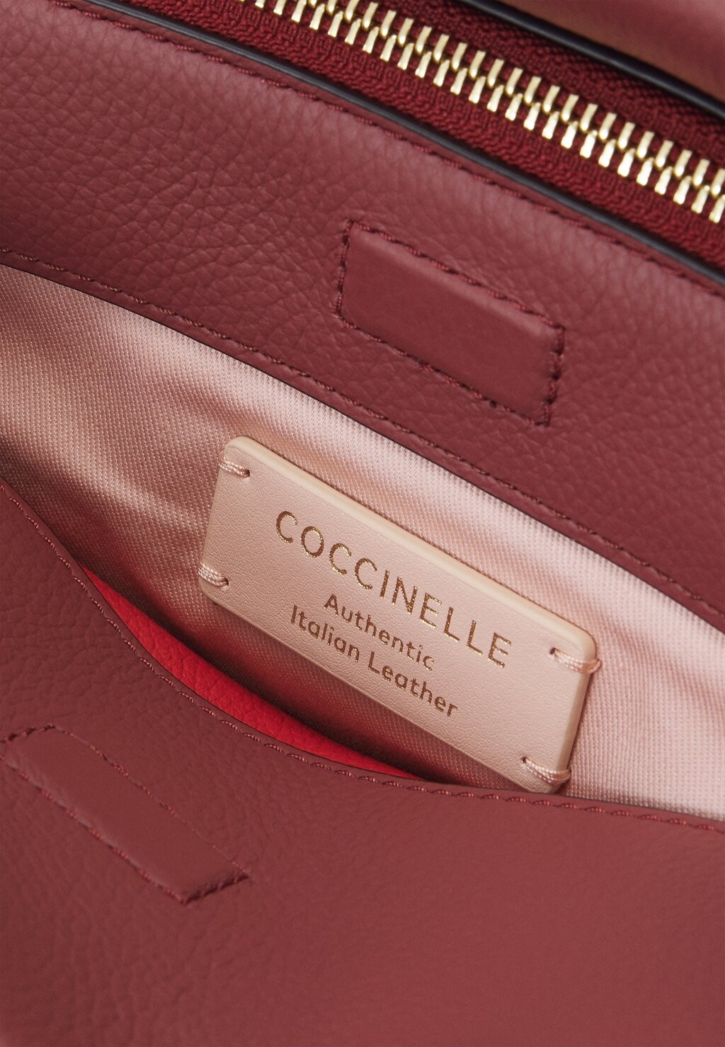 

Сумочка BOHEME GRANA DOUBLE Coccinelle, Бордо