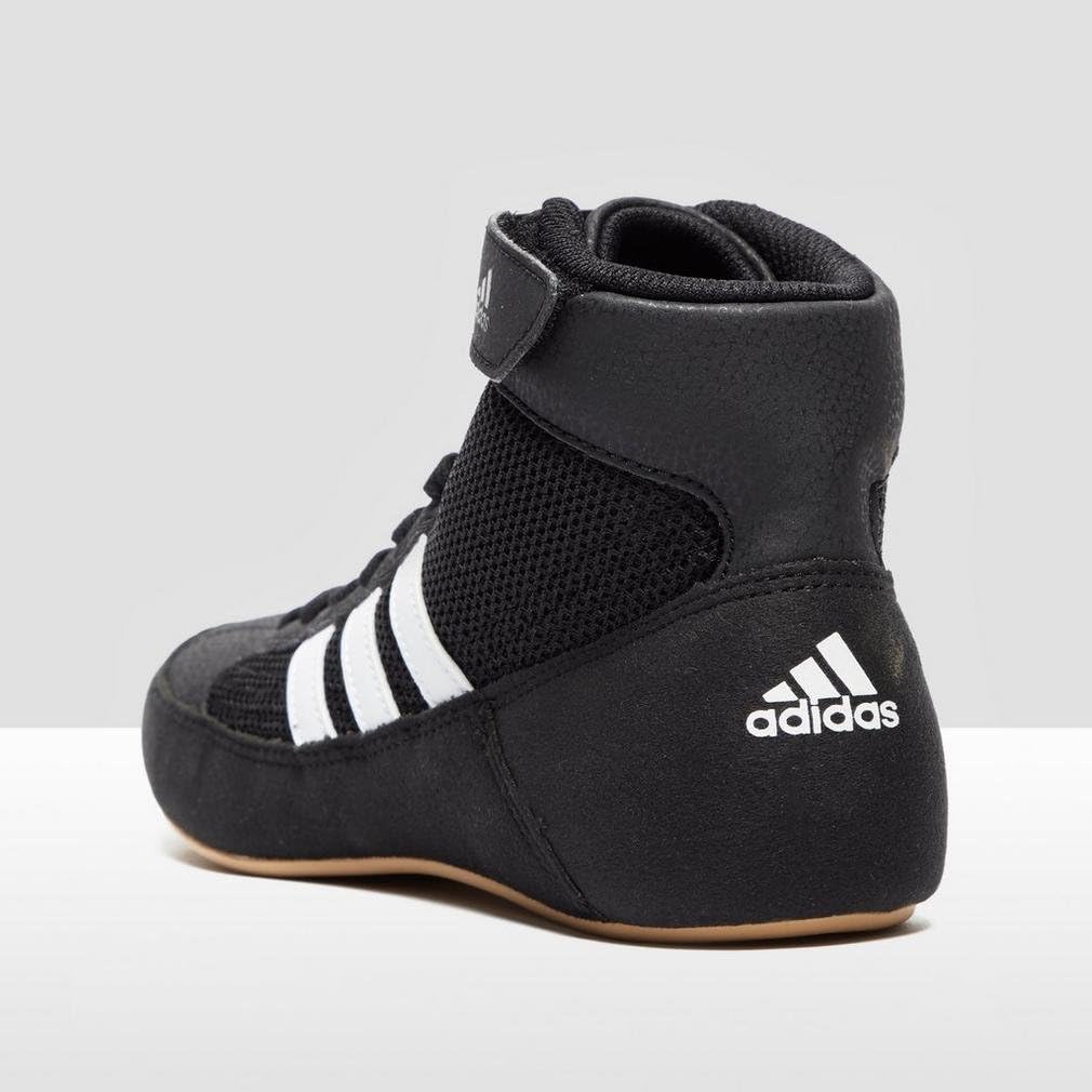 Мужские борцовские кроссовки Adidas HVC 2 для подростков, черный — фото 3