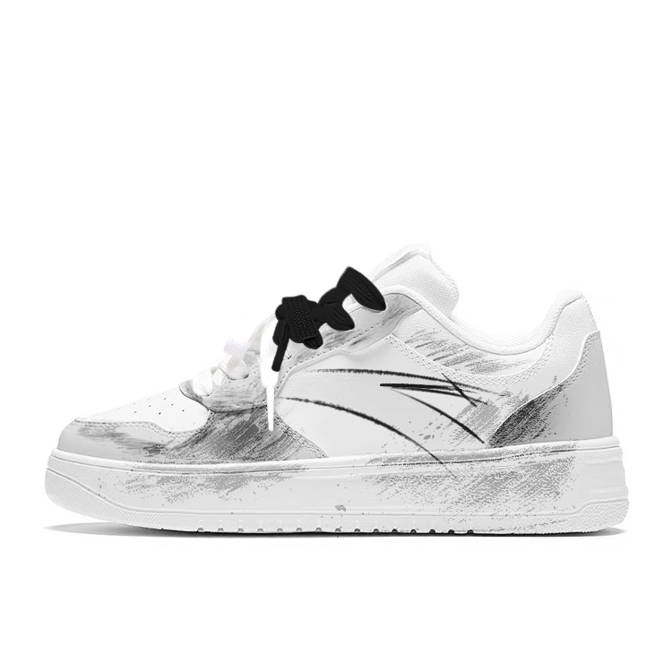 

Удобные, нескользящие, износостойкие, легкие низкие кеды для скейтбординга для мужчин Anta, серый