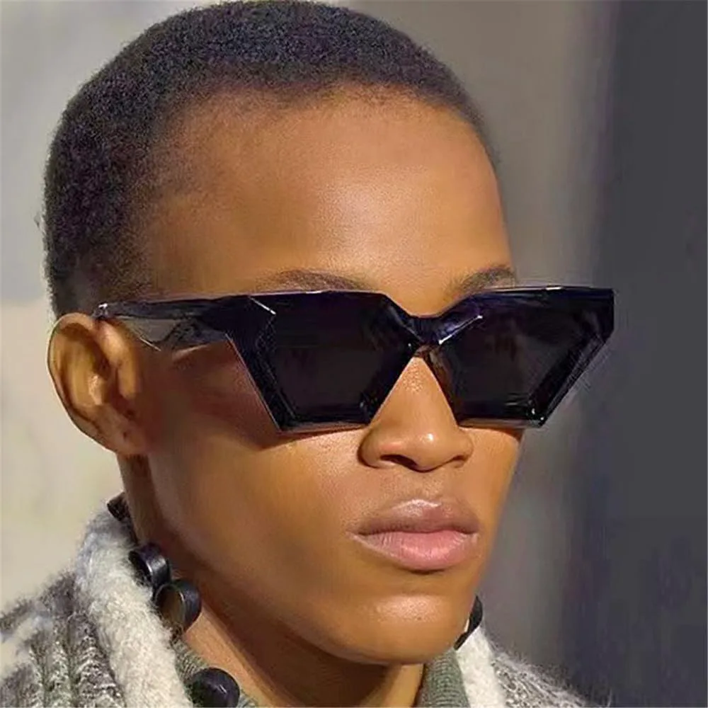 

Солнцезащитные очки UV400 - "Кошачий глаз" в стиле панк с градиентной расцветкой, для женщин и мужчин, для бега и занятий спортом на открытом воздухе UYPTK, Beige