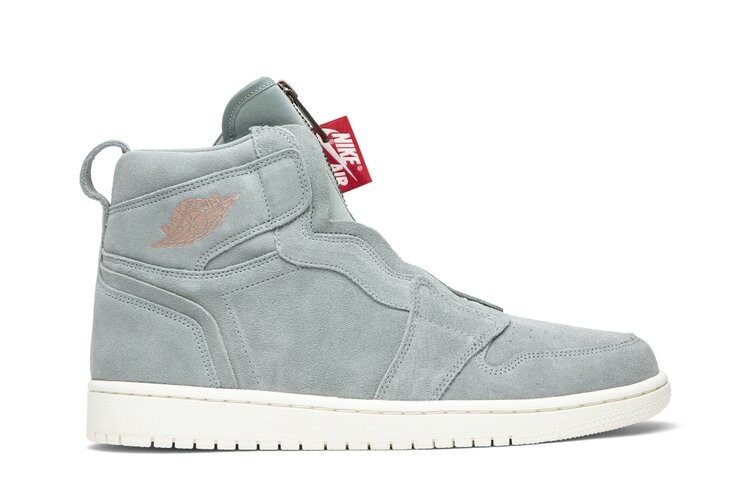 

Кроссовки Air Jordan Wmns Air Jordan 1 Retro High Zip 'Mica Green', серый