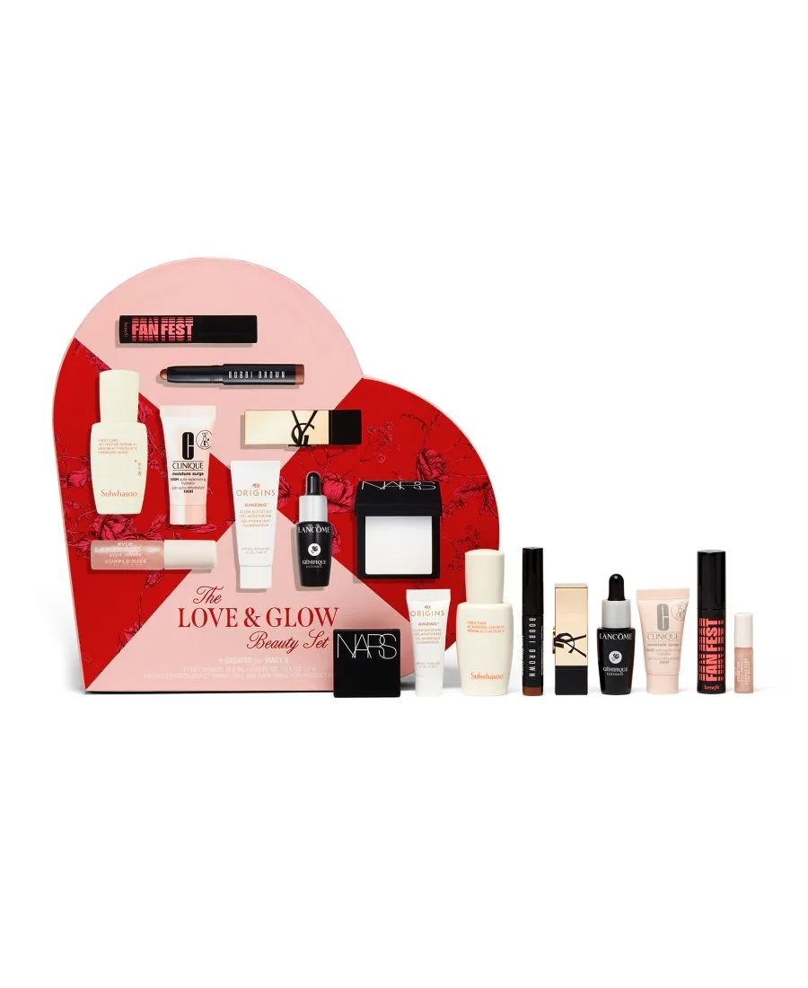 Created For Macy's Набор косметики Love and Glow Beauty Set из 9 предметов