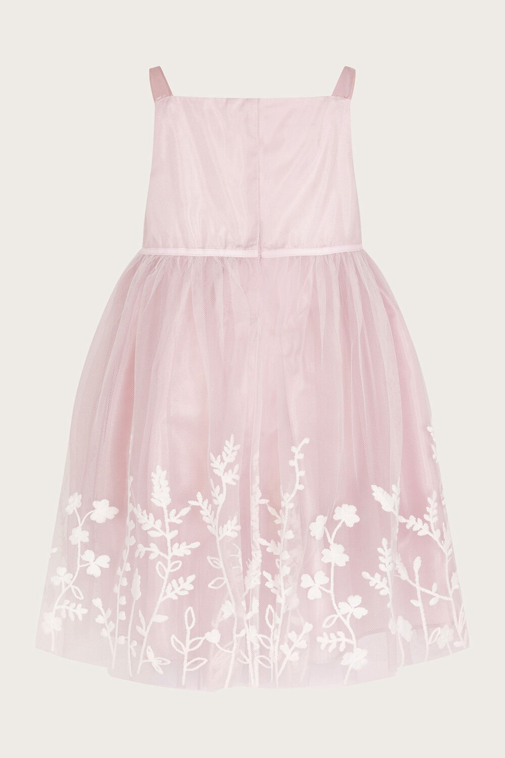 

Детское платье Pink Meadow из тюля Monsoon, розовый