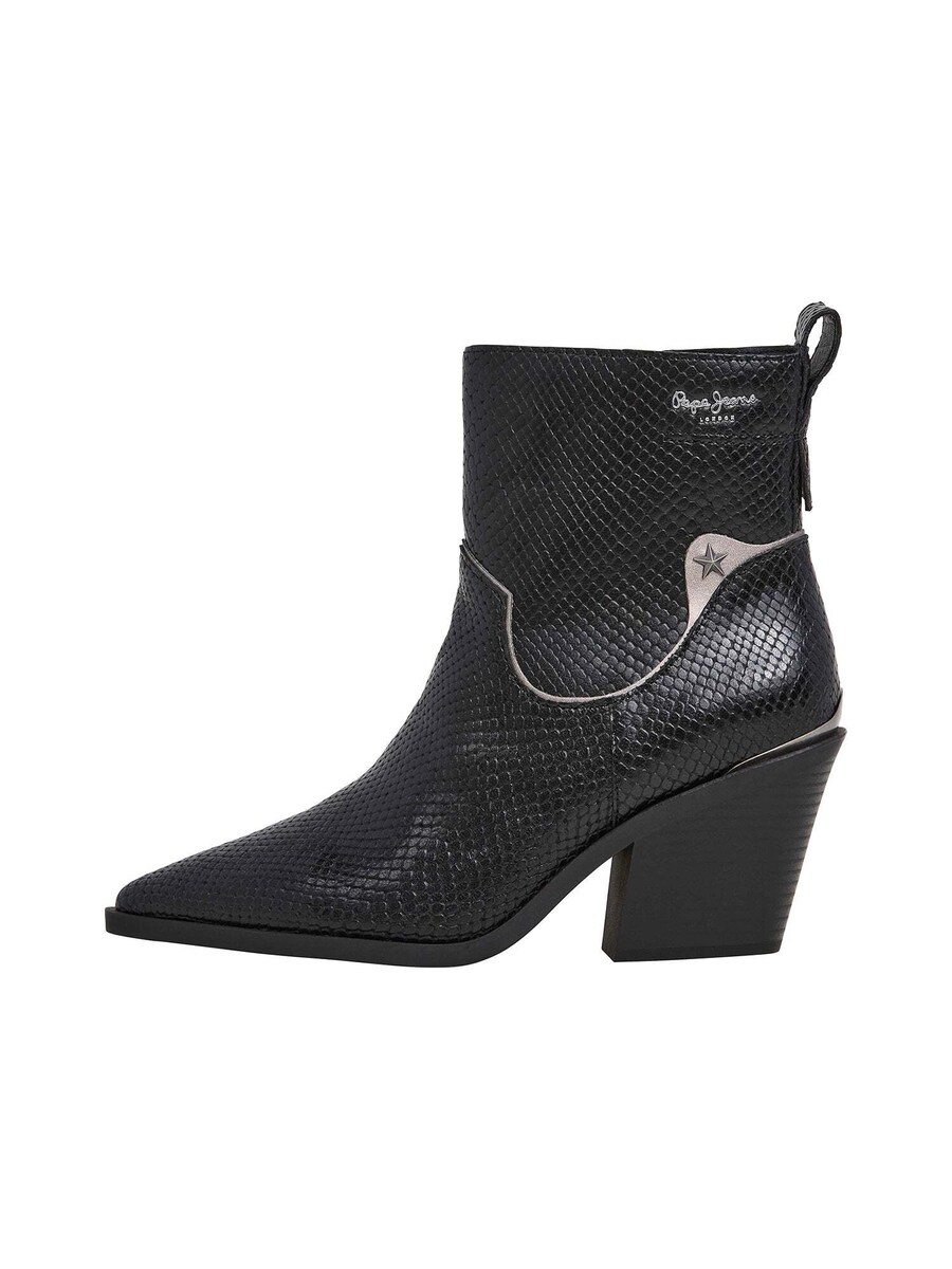 Пинетки Pepe Jeans GINA SNAKE W , Black