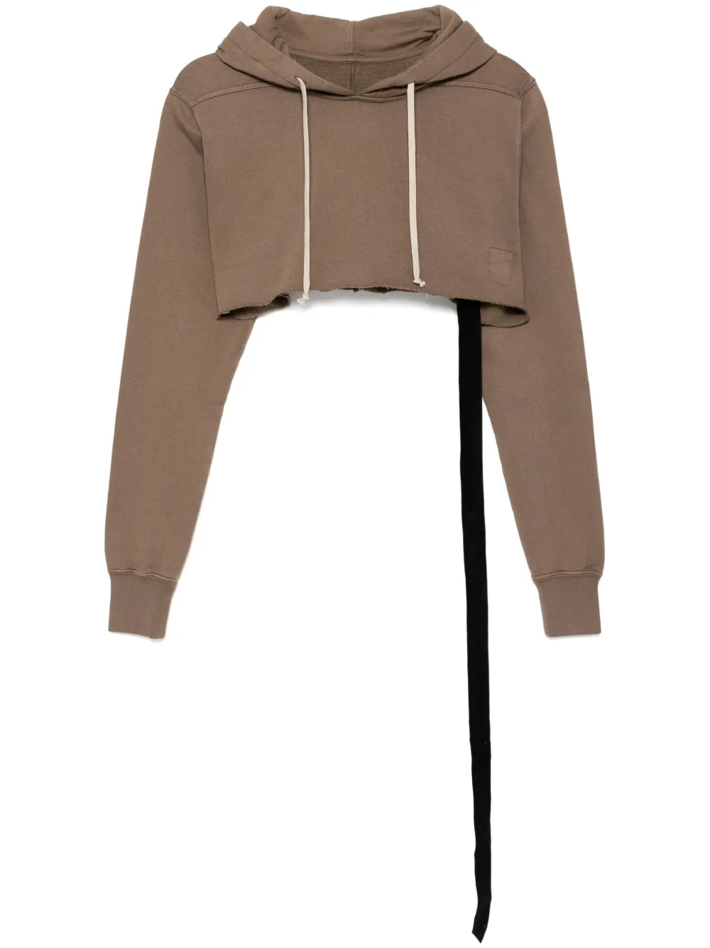 

Укороченное худи Rick Owens DRKSHDW, нейтральный