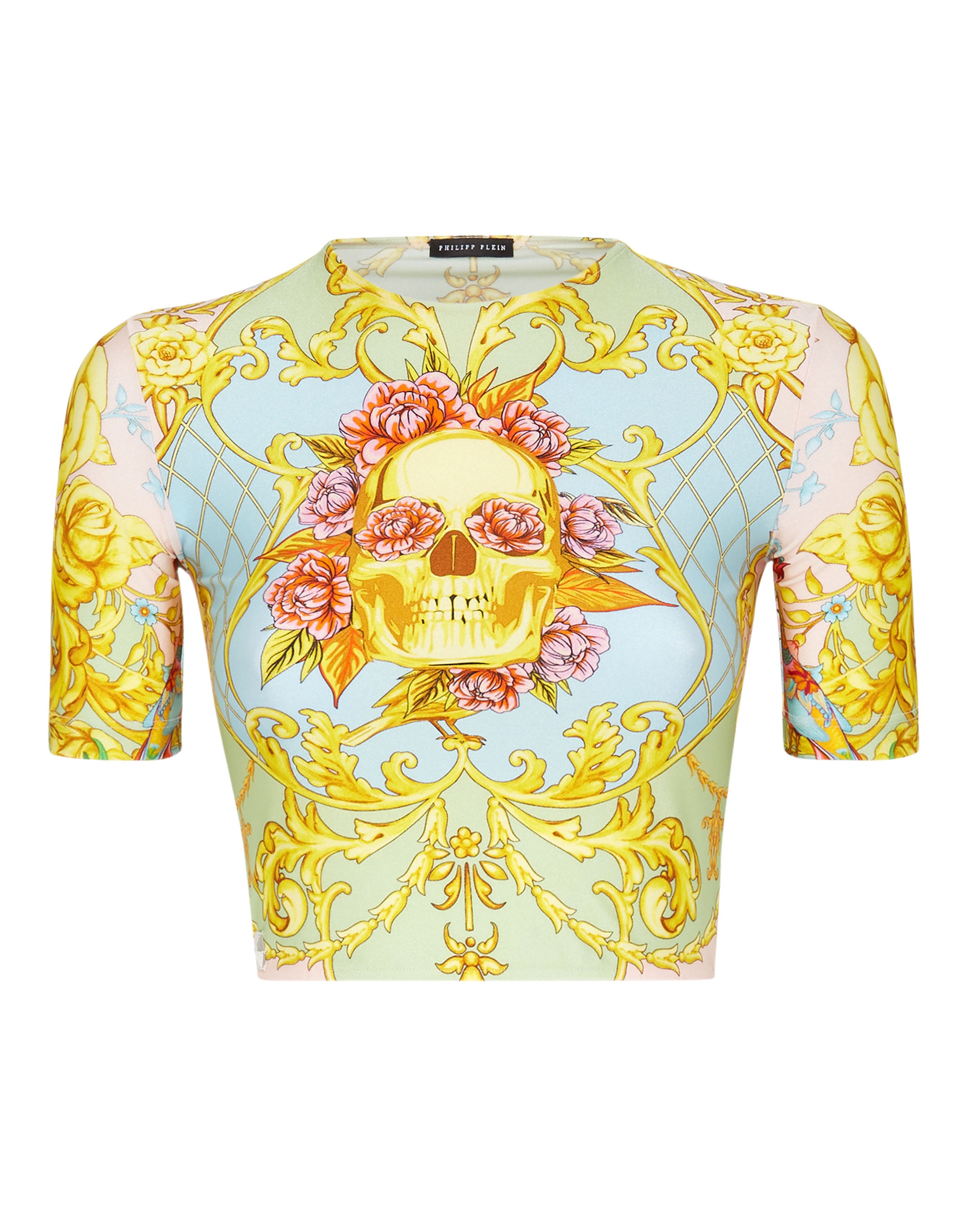 

Укороченный топ SS Baroque PHILIPP PLEIN, мультиколор