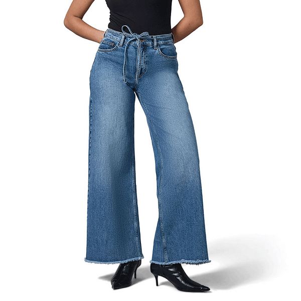 

Джинсы Milan ultra high rise wide leg Lola Jeans, Divine Blue