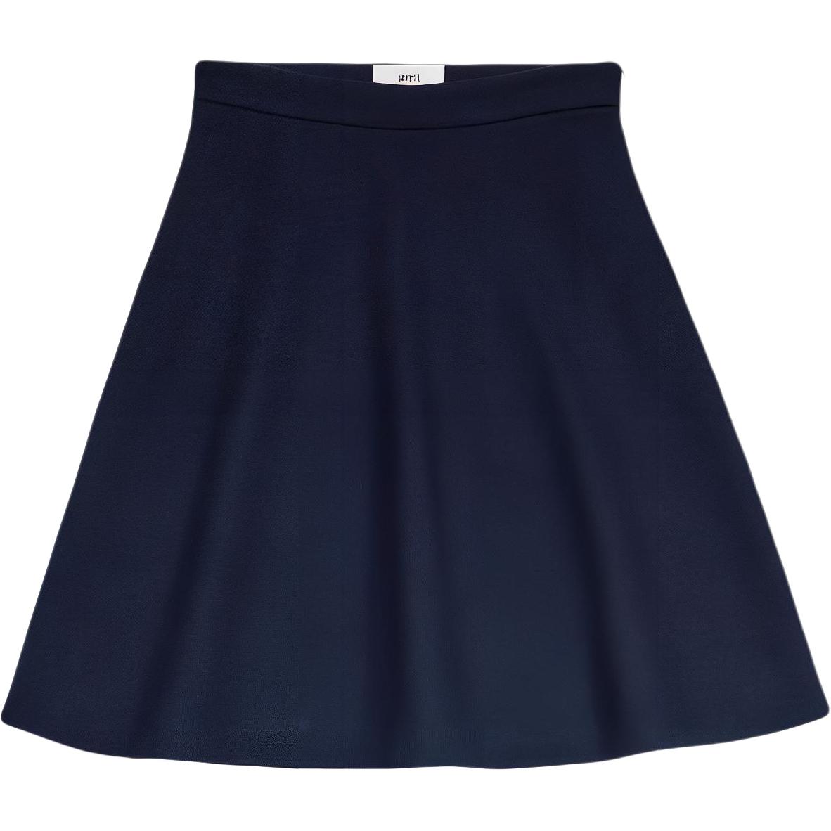 

Юбка А-силуэта Ami Paris, ночной синий