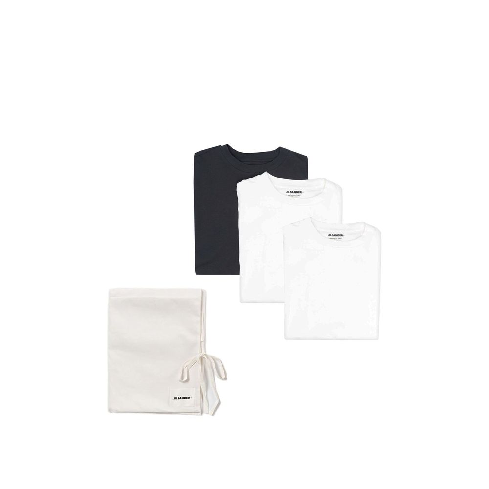 

Упаковка из 3 футболок с длинным рукавом Jil Sander, белый