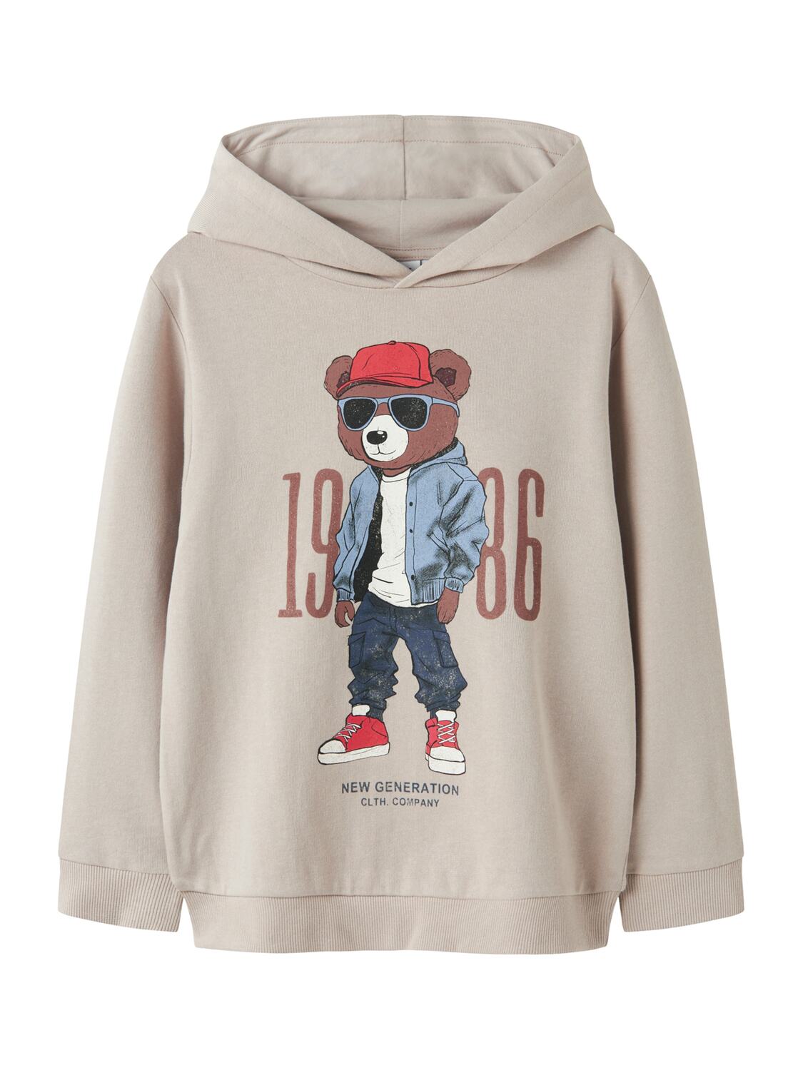 

NAME IT Толстовка 'NKMDobs' в цвете гридж