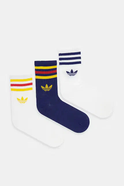 Носки 3 шт длинные Adidas Originals, белые