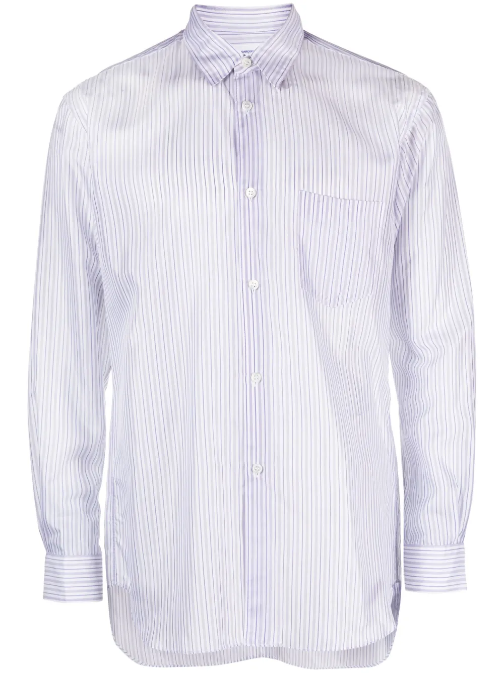

Полосатая рубашка на пуговицах Comme Des Garçons Shirt, белый