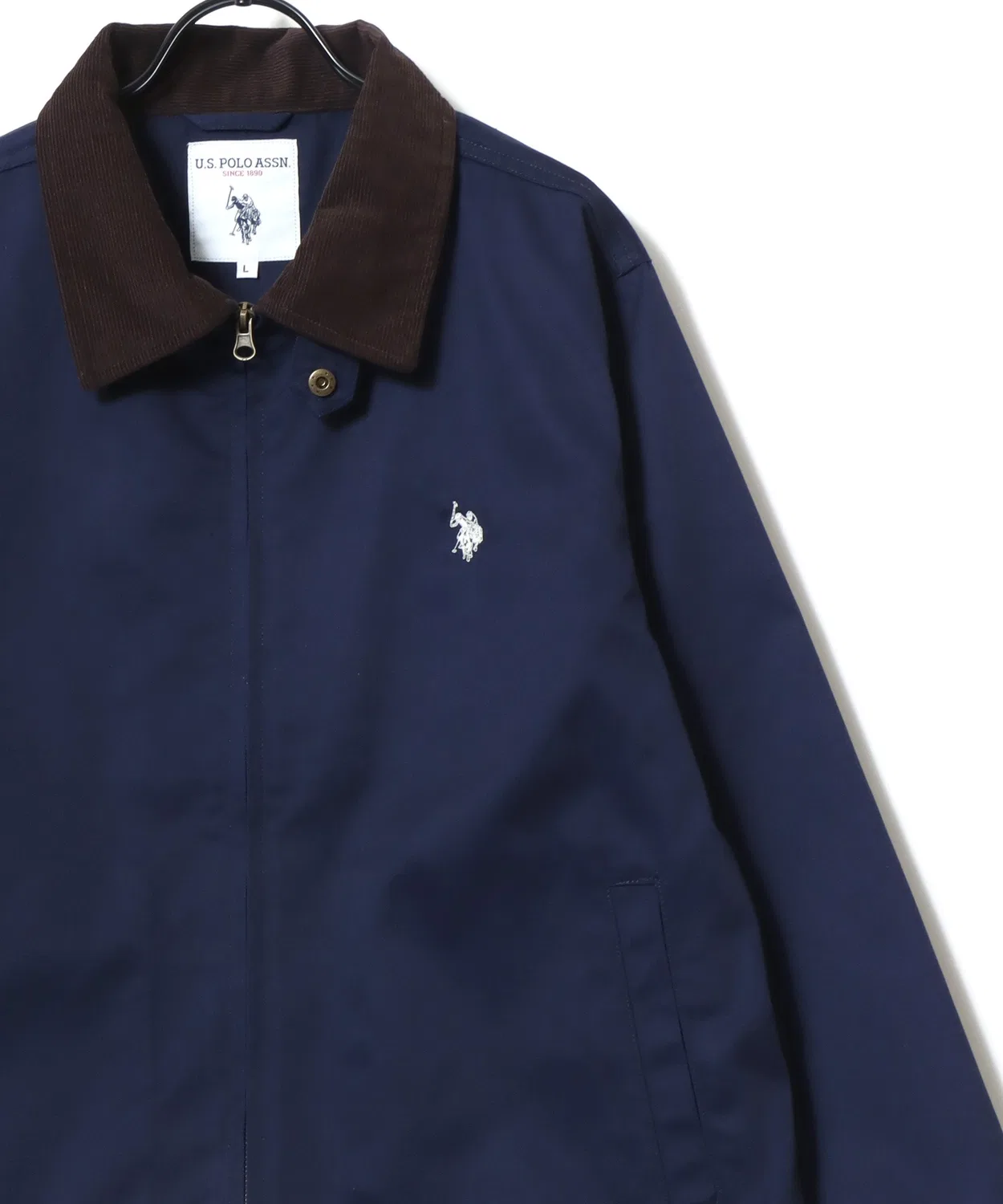 Куртка охотничья U.S. POLO ASSN. оверсайз TC твил из полиэстера и хлопка, черная — фото 4