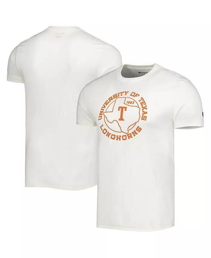 

Мужская белая футболка Texas Longhorns Vault State Tri-Blend Champion