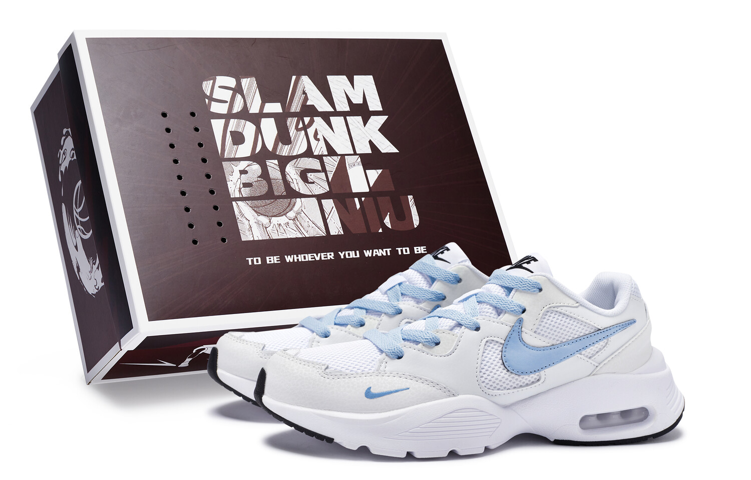 

Кроссовки Air Max Fusion женские с низким верхом, синие Nike