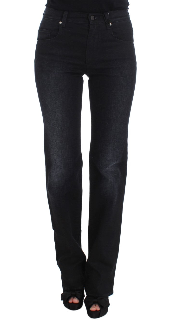 

Женские джинсы Ermanno Scervino из хлопковой смеси Slim Fit Bootcut, синий