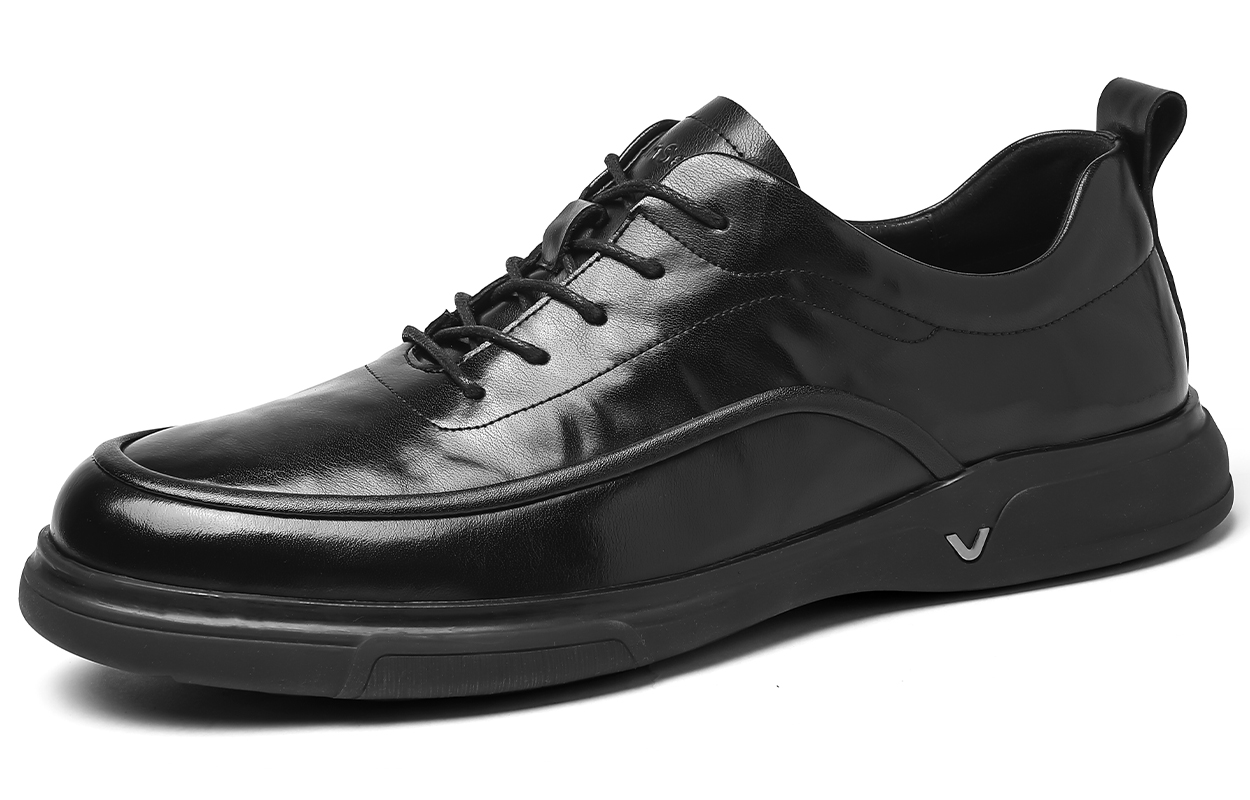 Mulinsen Мужские повседневные кроссовки Low Top черные, цвет Black — фото 2