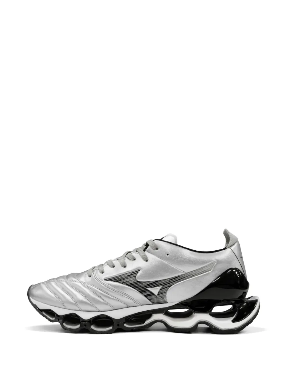 Кроссовки на подошве Wave Prophecy Mizuno, серебряный — фото 4