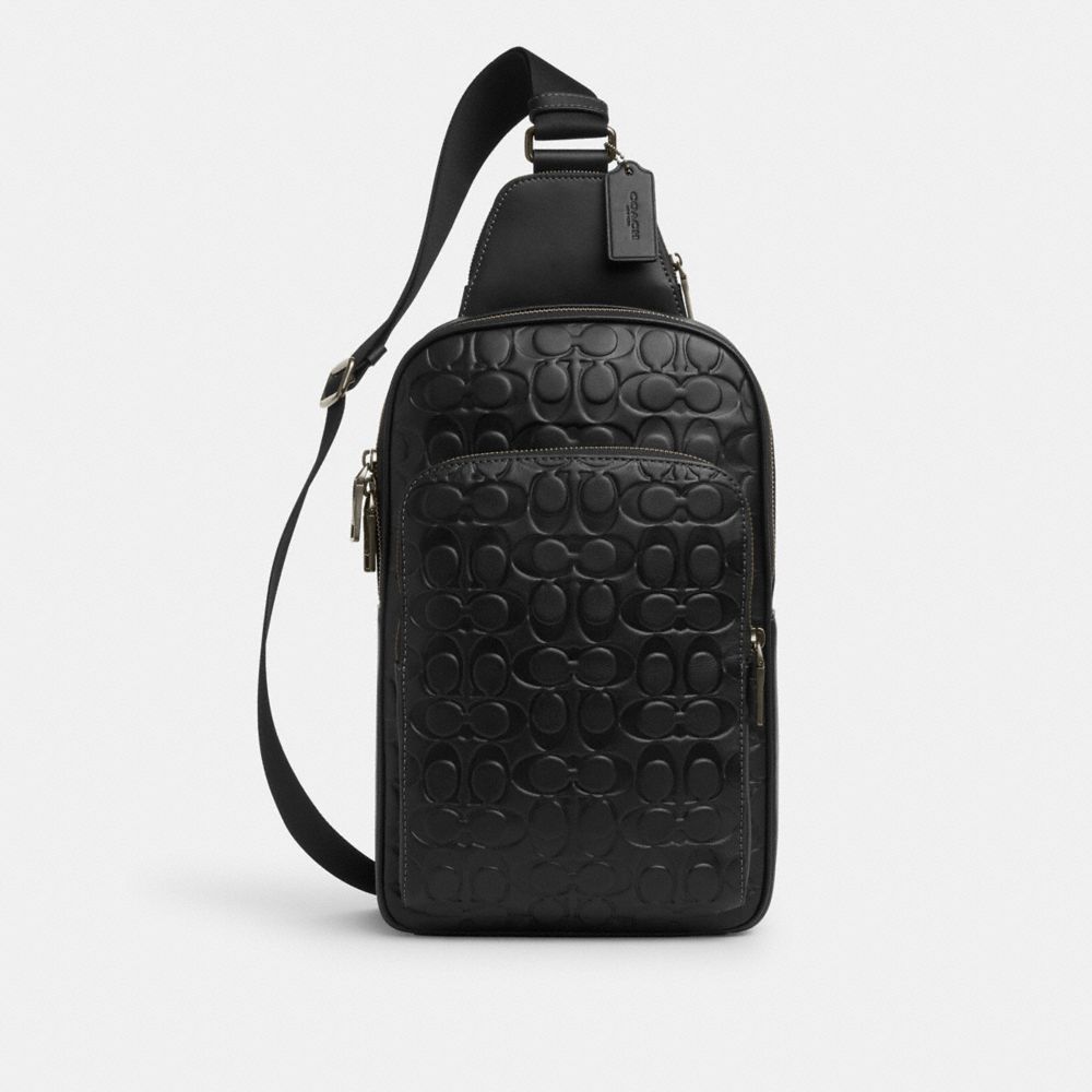 

Сумка Coach Ethan Pack, серый/черный