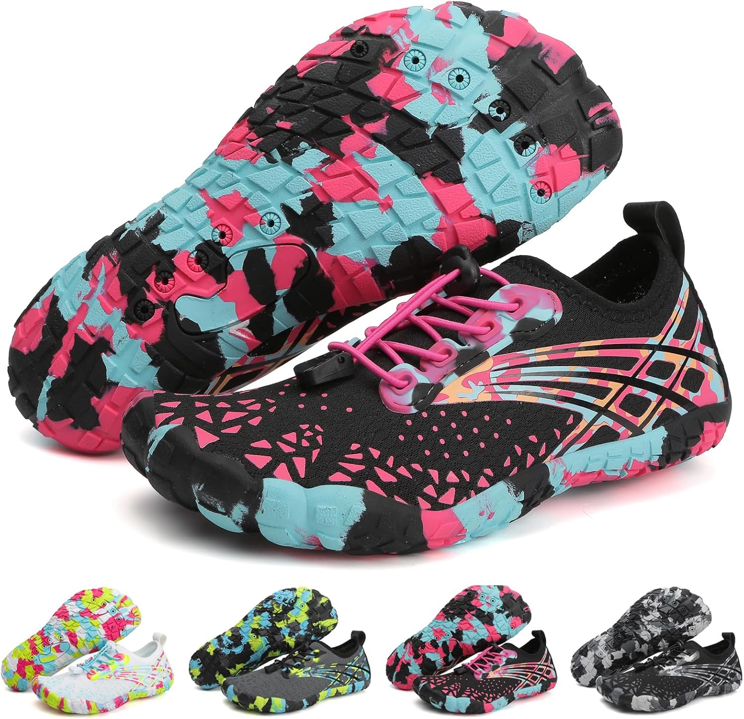 

Водные туфли для мужчин для походов, взрослые, быстросохнущие, акваноски, босоножки для женщин, для ходьбы, плавания, спорта, пляжа, каякинга, серфинга Guniyifs, красный